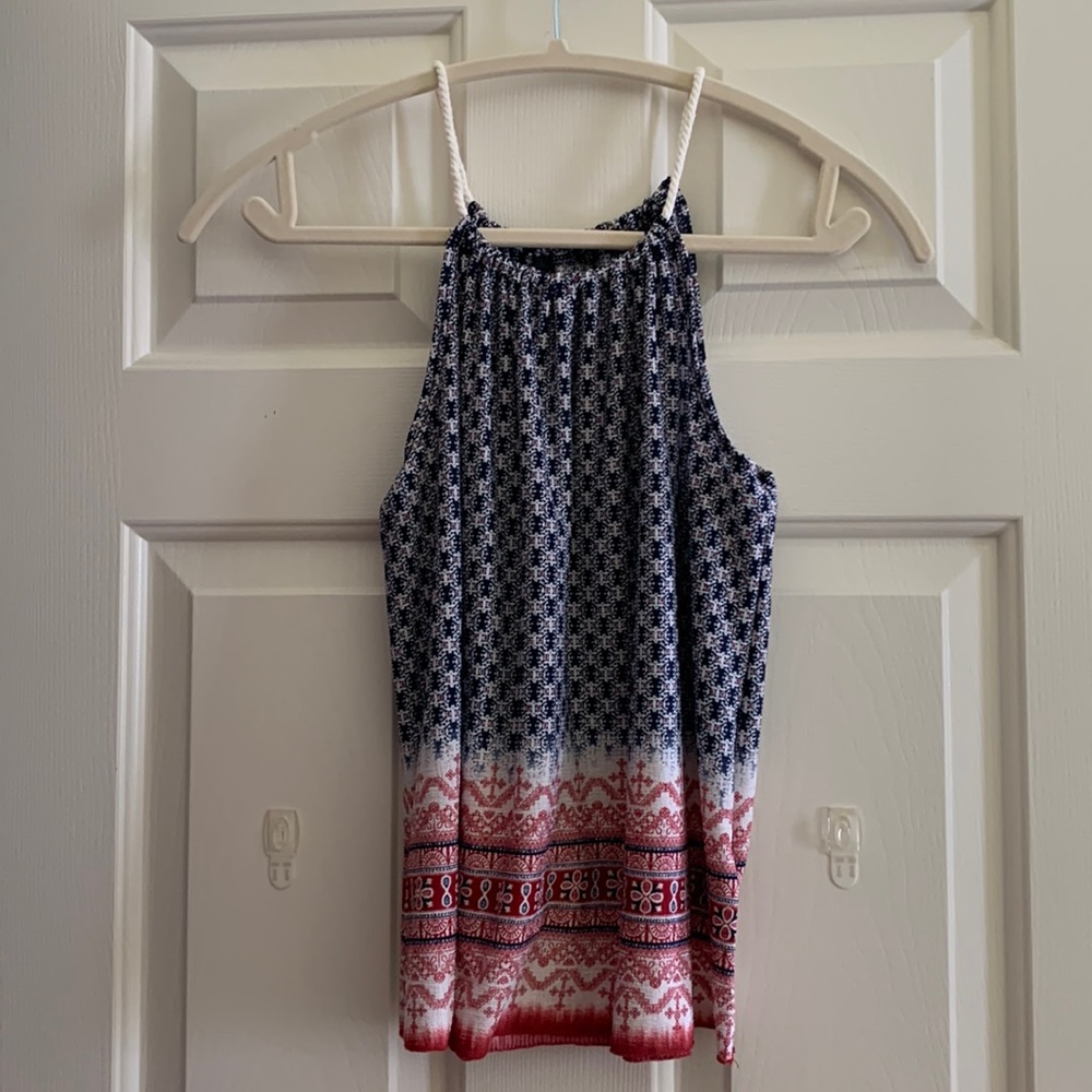 Red, White, Blue Top